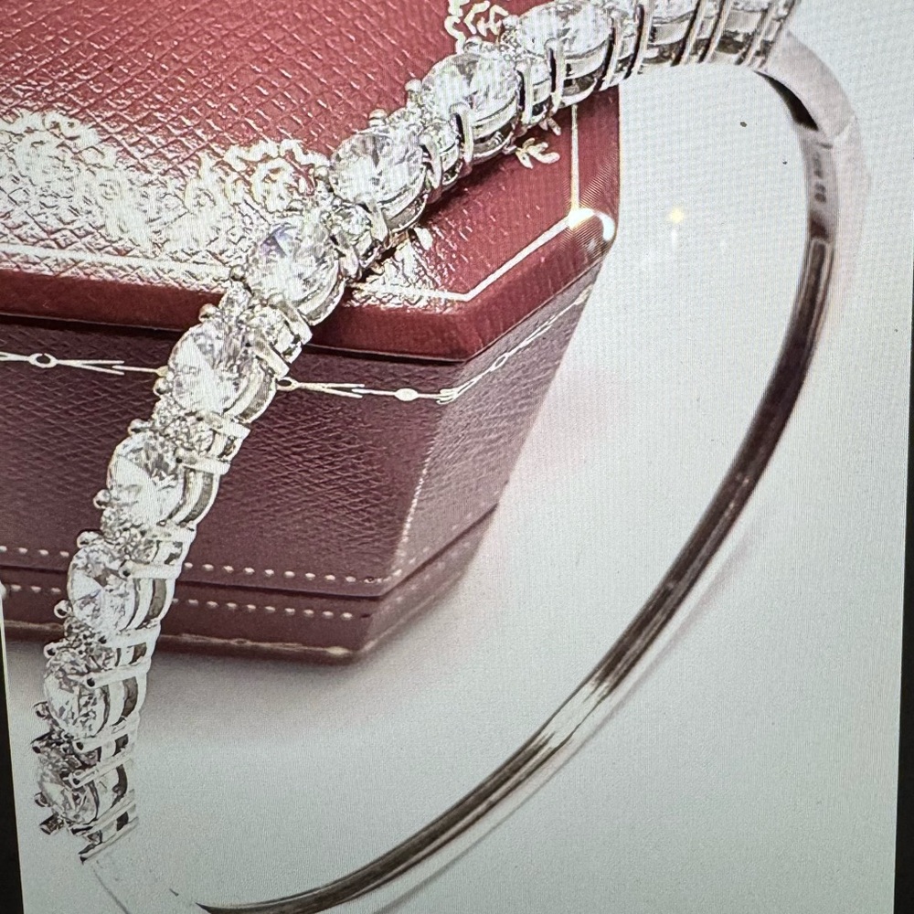 Diamonique Silver Bracelet